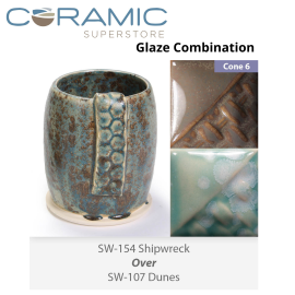 Shipwreck SW154 Over Dunes SW107 Stoneware Combination